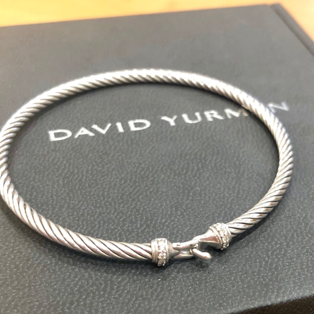 David Yurman Cable Bracelet with Diamonds 3mm